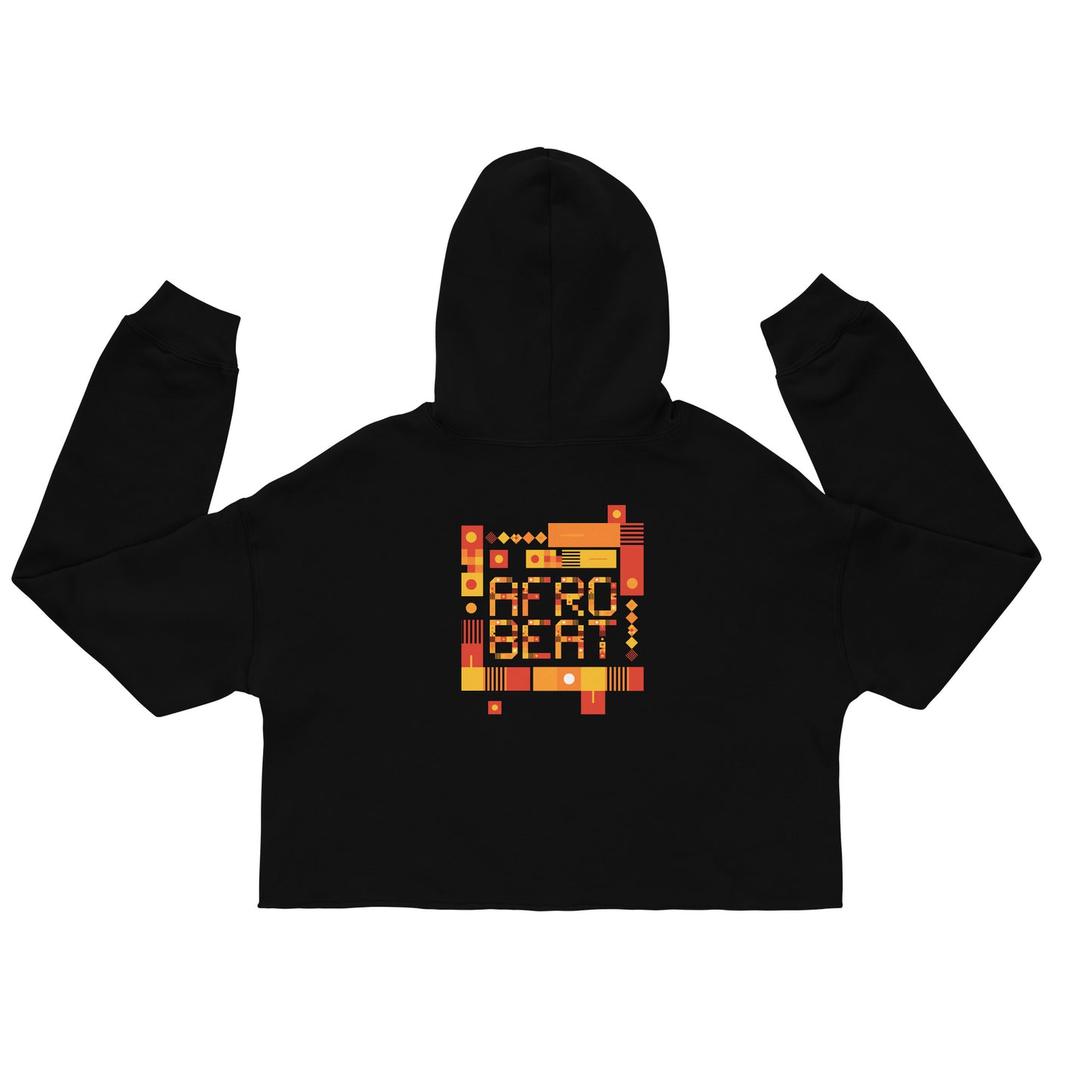 Afrobeat Crop Hoodie